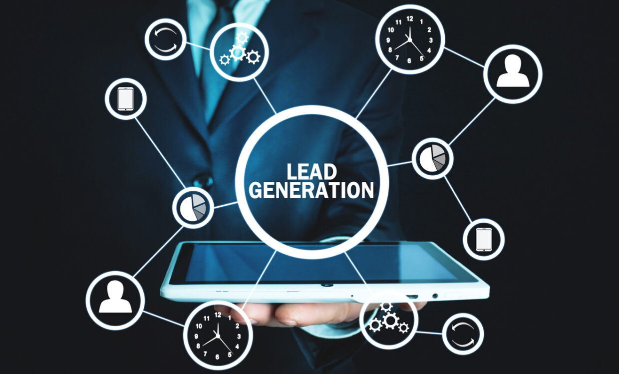 Lead Generation. Concept of business, network, technology, future